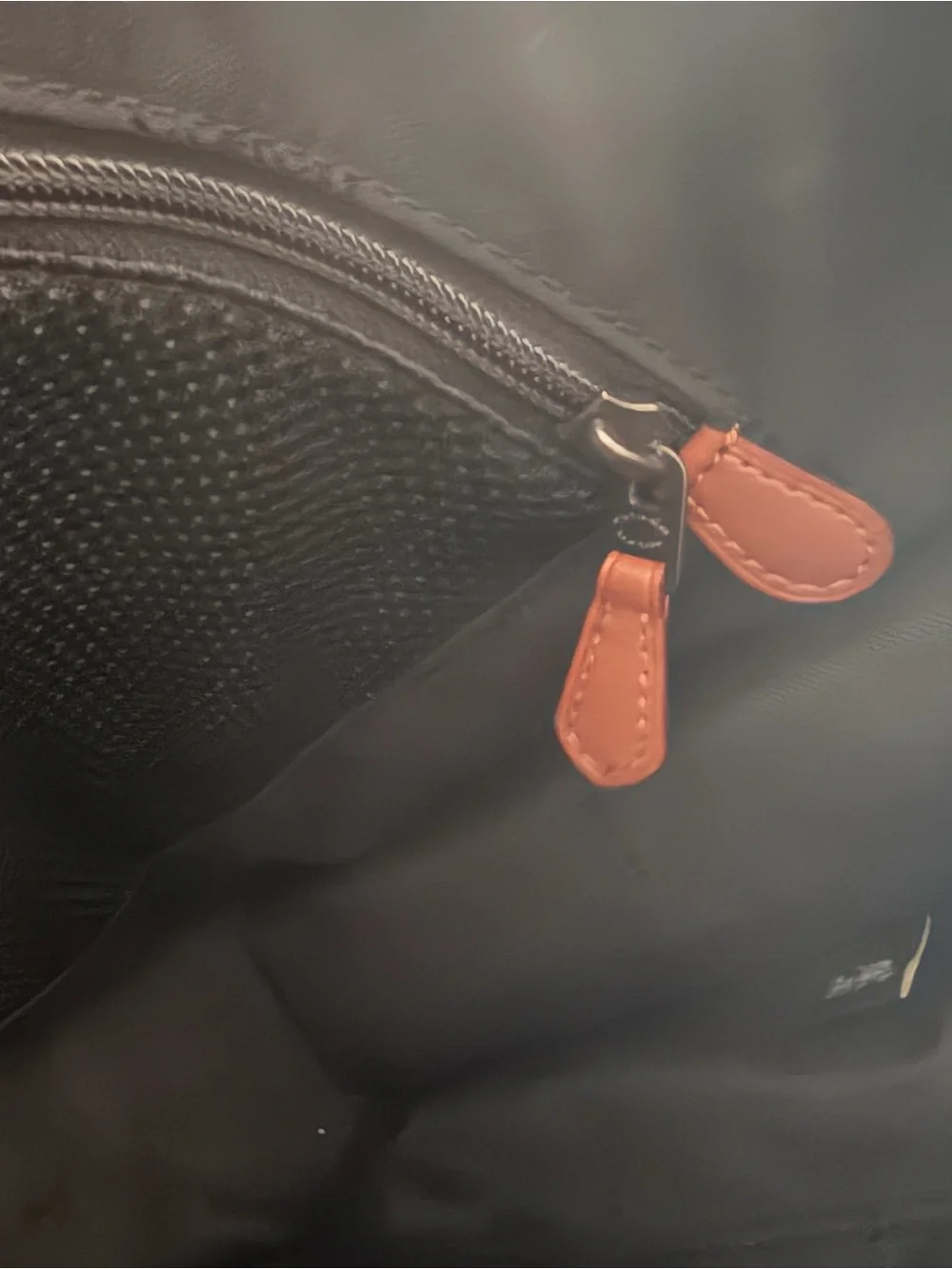 Coach pebbled leather